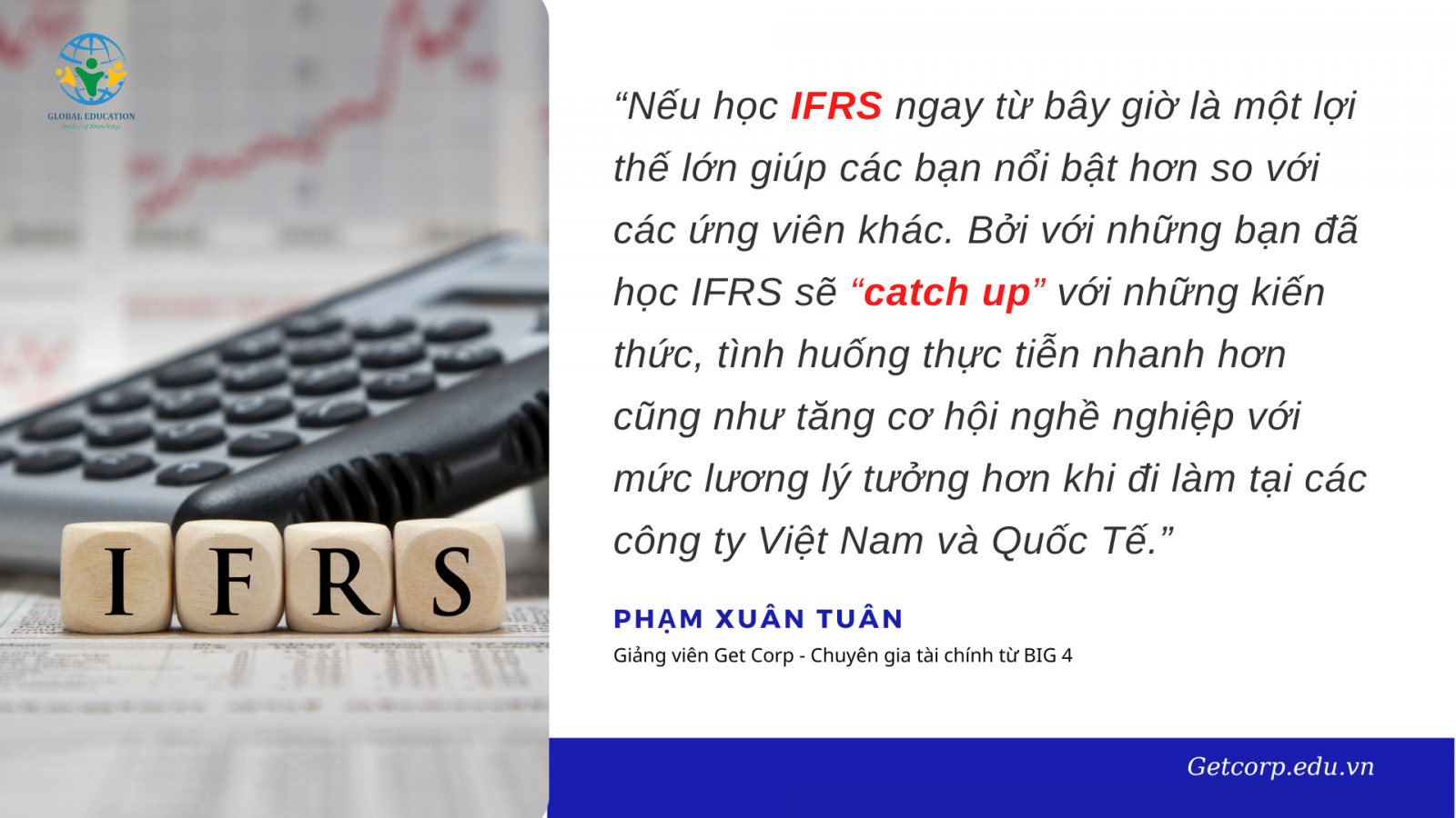 Tại sao học IFRS Là Bước Đệm Đón đầu xu hướng của ngành Kế, Kiểm